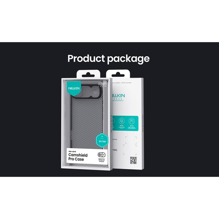 NILLKIN CAMSHIELD PRO IPHONE 17 AIR TRANSPARENT BLACK / PRZEŹROCZYSTY CZARNY