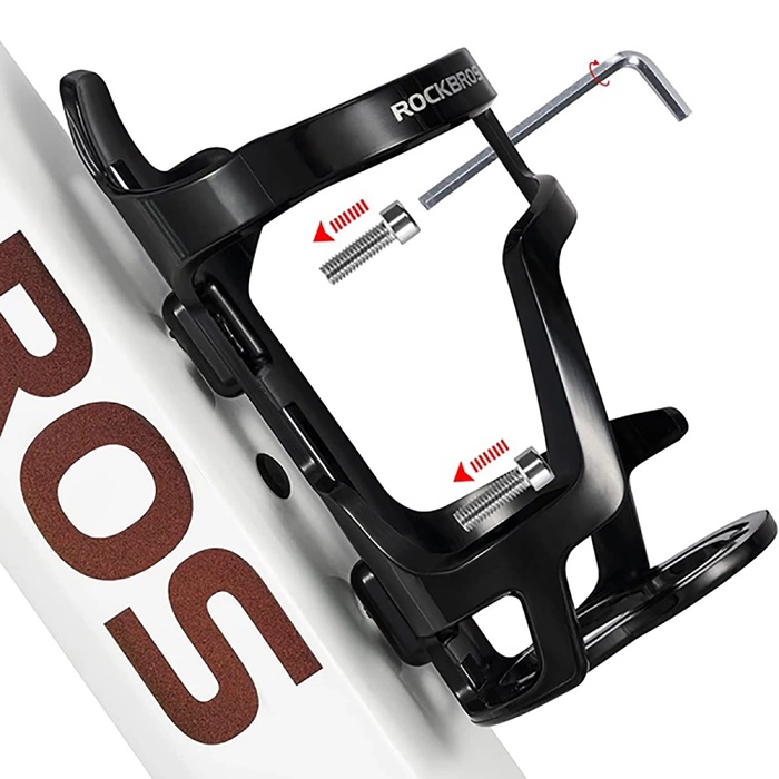 Uchwyt na bidon Rockbros 31210012001 rowerowy - czarny