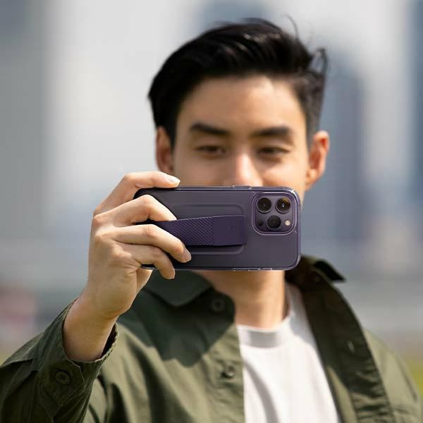 UNIQ etui Heldro Mount iPhone 14 Pro Max 6,7" fioletowy/fig purple