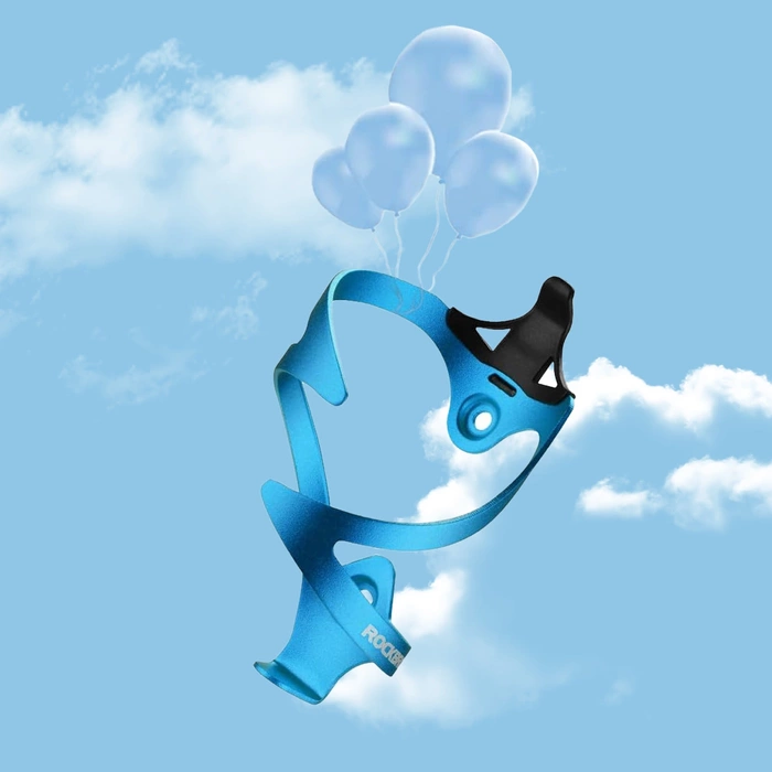 Uchwyt Rockbros 2017-11ABL na bidon rowerowy - niebieski