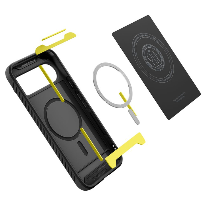 ETUI SPIGEN GOOGLE PIXEL 10 / 10 PRO RUGGED ARMOR MAG MAGSAFE MATTE BLACK