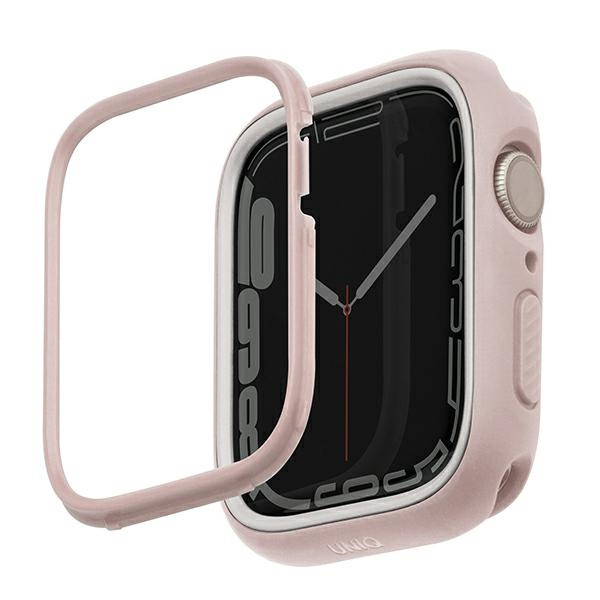 Etui UNIQ Moduo Apple Watch 9 8 7 6 SE 2022 44mm 45 mm Różowe