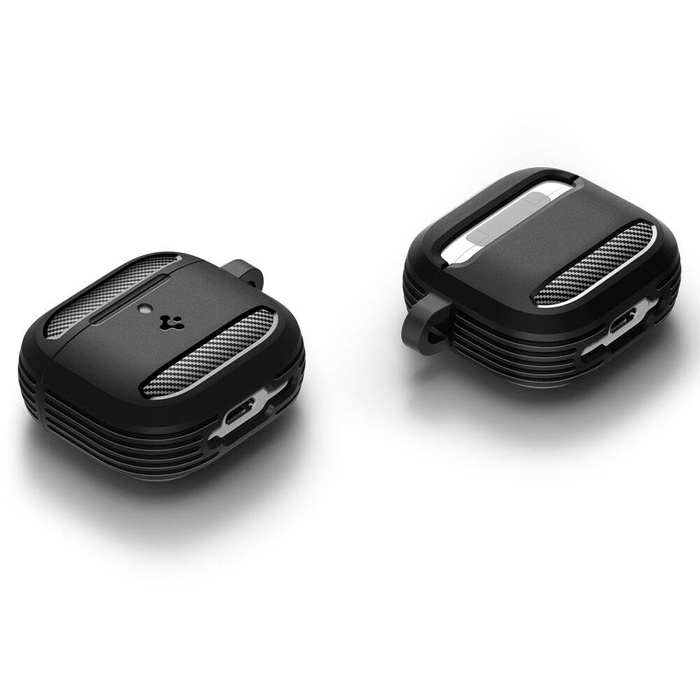 ETUI SPIGEN RUGGED ARMOR APPLE AIRPODS 4 MATTE BLACK