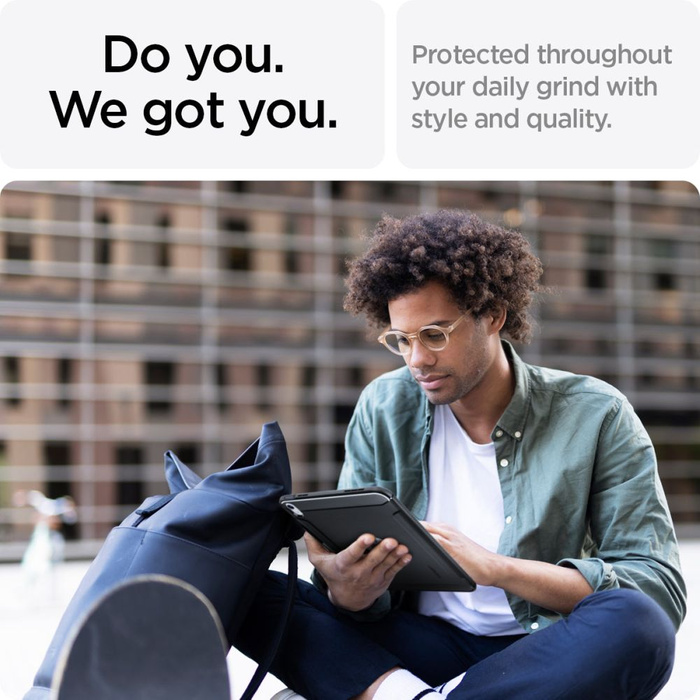 Etui Spigen Rugged Armor iPad 11" 2025 / 10.9 2022 Matte Black Case