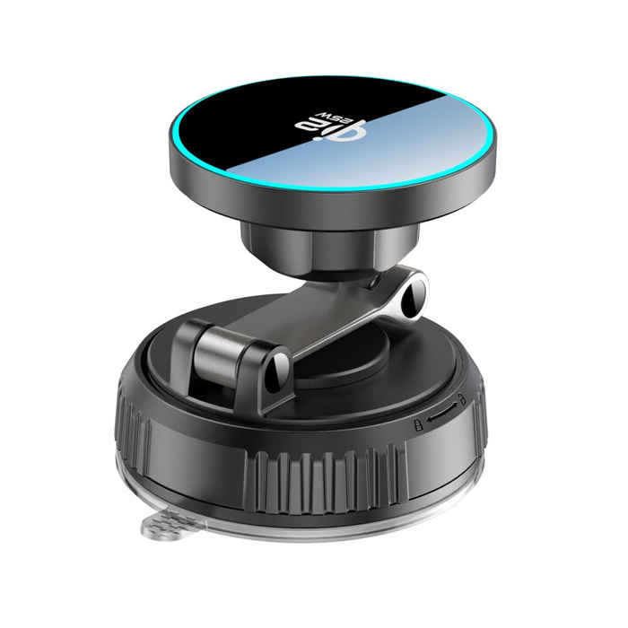 TECH-PROTECT MM25W-V8 QI2.2 MAGNETIC MAGSAFE WINDSHIELD & DASHBOARD CAR MOUNT WIRELESS CHARGER 25W BLACK