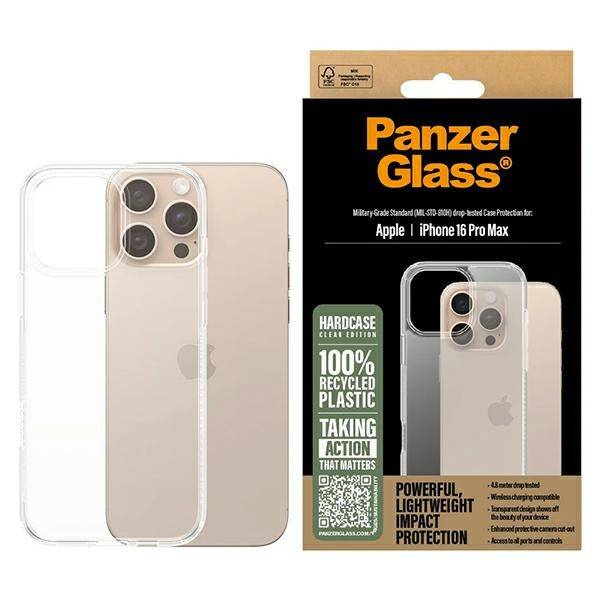 Etui PanzerGlass HardCase iPhone 16 Pro Max 6.9" przezroczysty/transparent 1290