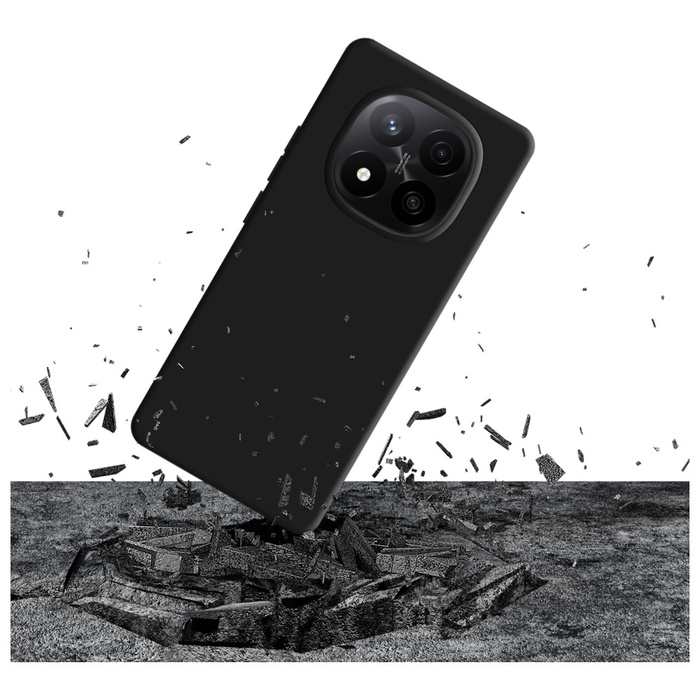 Etui 3MK Silicone Case do Xiaomi Redmi   Note 14 Pro+ czarny