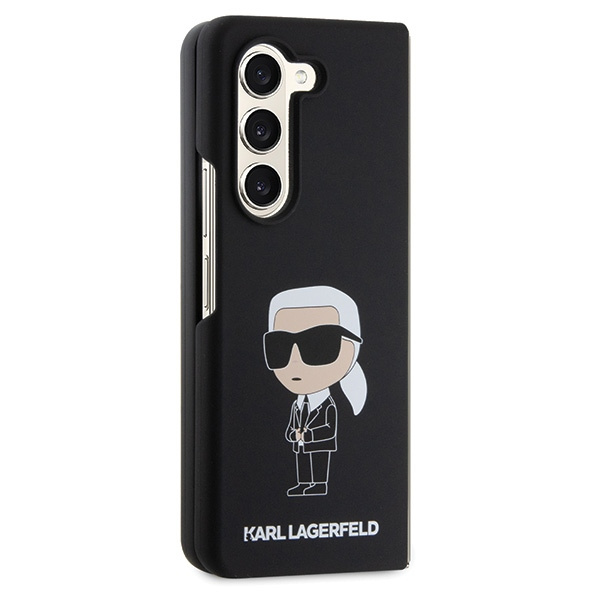 Etui Karl Lagerfeld KLHCZFD5SNIKBCK Galaxy Z Fold 5 hardcase czarny/black Silicone Ikonik