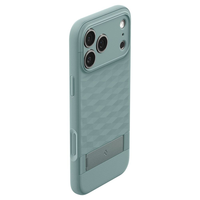 ETUI SPIGEN IPHONE 17 PRO PARALLAX ”S” MAG MAGSAFE SAGE GREEN