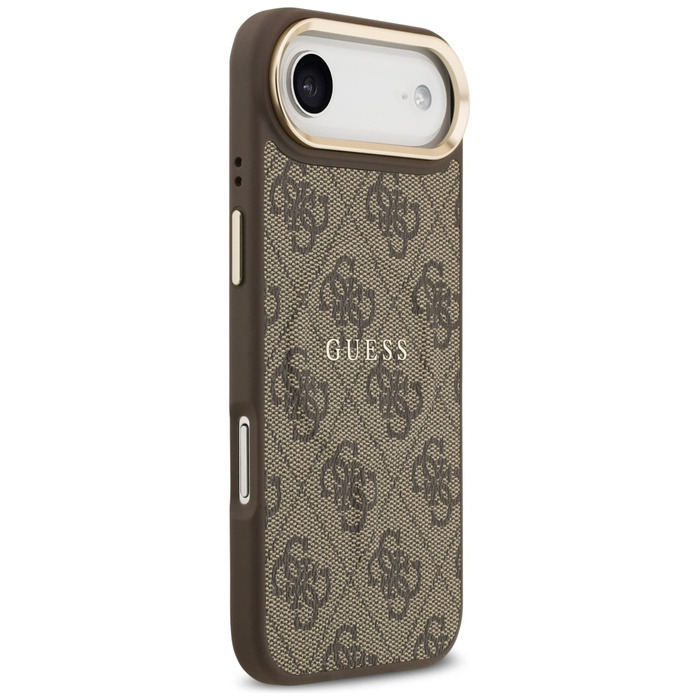 Etui Guess 4G PU Classic Logo MagSafe do iPhone 17 Air brązowy