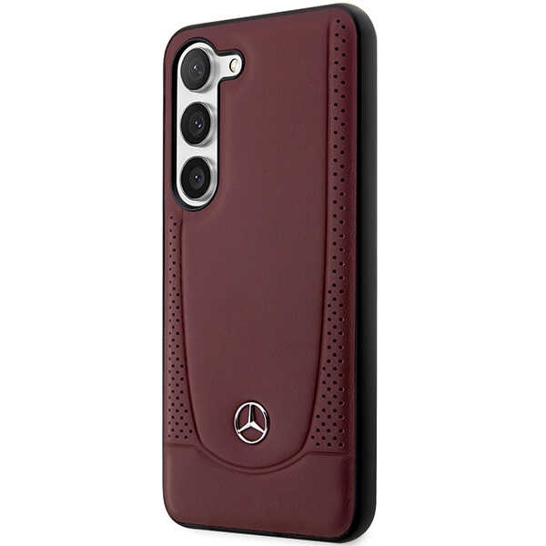 Etui Mercedes MEHCS23MARMRE S23 Plus S916 czerwony/red hardcase Leather Urban Bengale Case