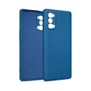 Beline Etui Silicone Oppo Reno4 Pro 5Gniebieski/blue