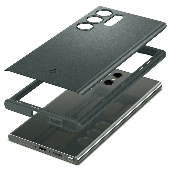 Etui Spigen Thin Fit Galaxy S23 Ultra Abyss Green
