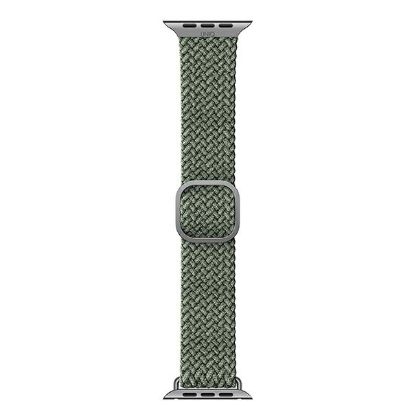 UNIQ pasek Aspen Apple Watch 40/38/41mm Braided zielony/cypress green