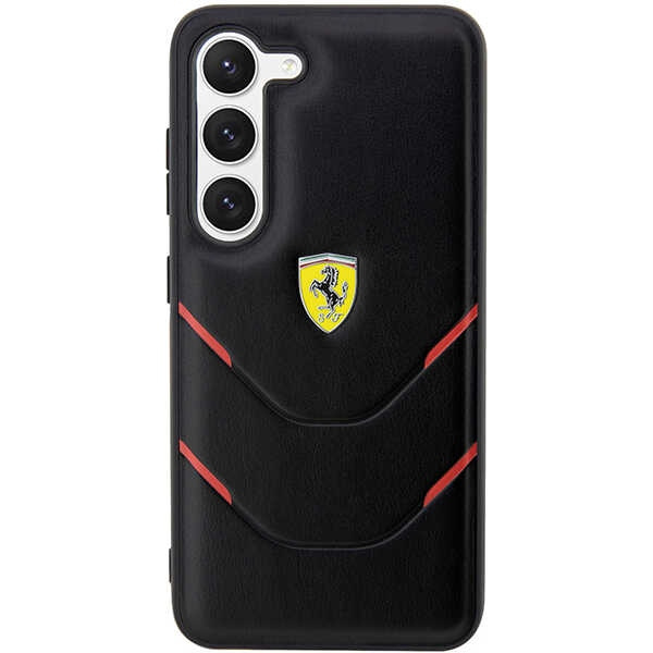 Etui Ferrari Fehcs23spbak S23 S911 Czarny/black Hardcase Hot Stamp Lines Case