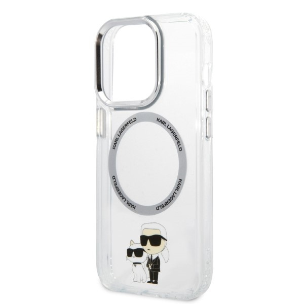 Etui Karl Lagerfeld iPhone 14 Pro Max 6,7" hardcase transparent IML NFT Karl&Choupette Magsafe