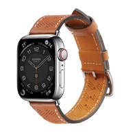 Pasek Strap Leather skórzany pasek Apple Watch Ultra, SE, 8, 7, 6, 5, 4, 3, 2, 1 (49, 45, 44, 42  mm) opaska bransoleta brązowy Pasek Strap Leather skórzany pasek Apple Watch Ultra, SE, 8, 7, 6, 5, 4, 3, 2, 1 (49, 45, 44, 42  mm) opaska bransoleta brązowy
