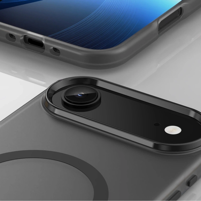 Etui Magnetic iPhone 17 Air Abrasive MagSafe Matowe Czarne