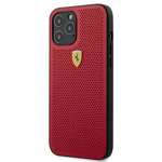 Etui FERRARI Apple iPhone 12 Pro Max On Track Perforated Czerwony Hardcase