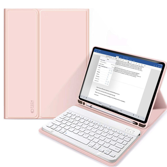 Etui Tech-protect Sc Pen + Keyboard Ipad 10.9 2022 Pink Case