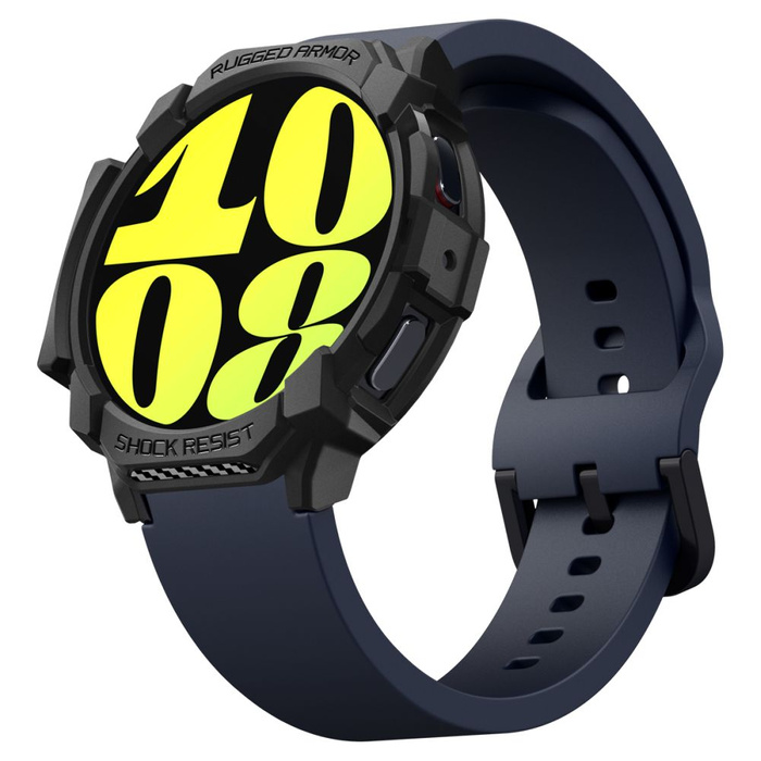 ETUI SPIGEN RUGGED ARMOR SAMSUNG GALAXY WATCH 7 (44 MM) MATTE BLACK