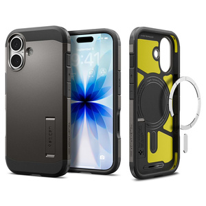 ETUI SPIGEN IPHONE 17 TOUGH ARMOR ”T” MAG MAGSAFE GUNMETAL