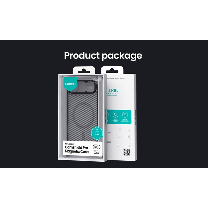 NILLKIN CAMSHIELD PRO MAGNETIC IPHONE 17 AIR, BLACK / CZARNY