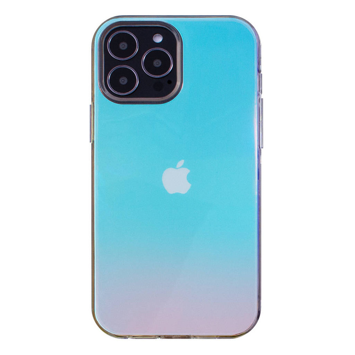 Etui Aurora Case do iPhone 13 żelowy opalizujący pokrowiec niebieski