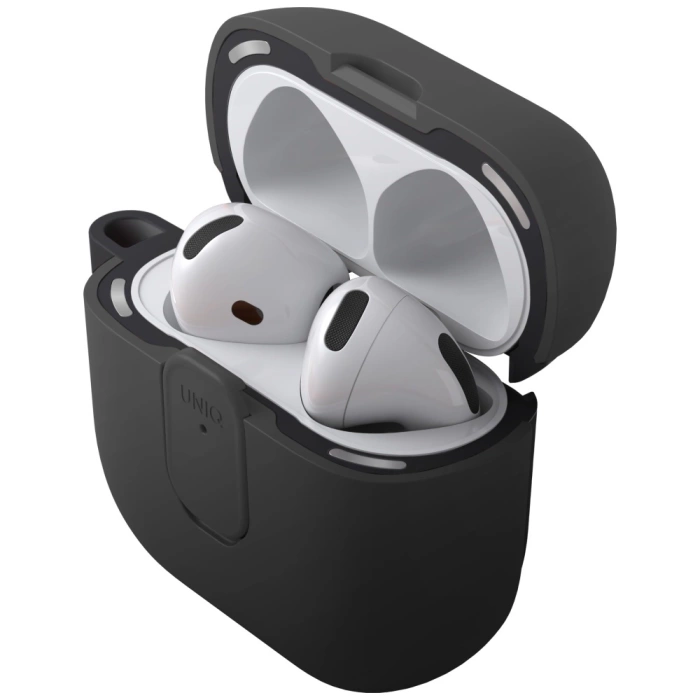 Etui UNIQ AirPods 4 Clyde Lock Case Czarny
