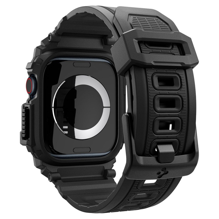ETUI SPIGEN RUGGED ARMOR ”PRO” APPLE WATCH 10 (46 MM) MATTE BLACK