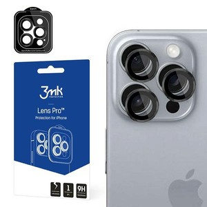Ochrona na obiektyw aparatu 3MK Lens Protection Pro iPhone 16 Pro/ 16 Pro Max Black