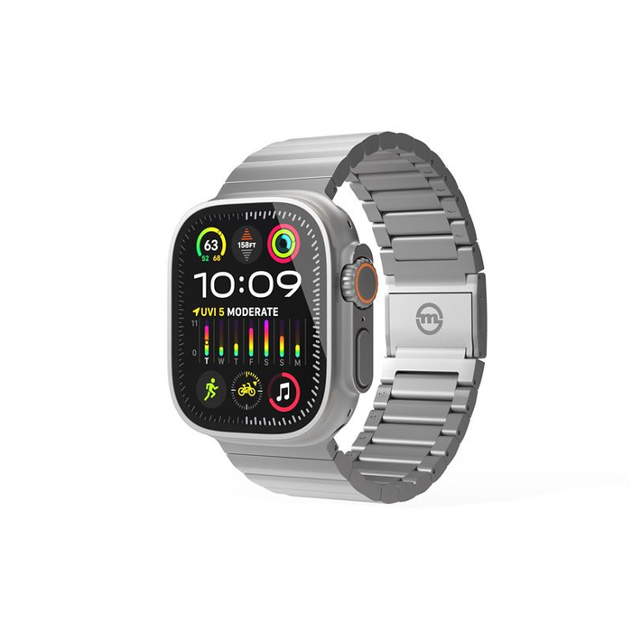 Mobile Origin Watch Titanium Band, silver - Apple Watch 49mm/46mm/45mm/44mm/42mm