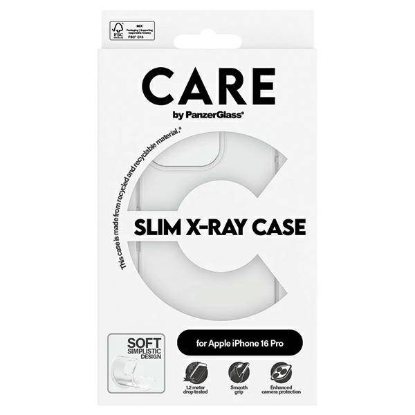 Etui CARE by PanzerGlass X-Ray Soft Basic Case iPhone 16 Pro 6.3" przezroczysty/transparent 1442