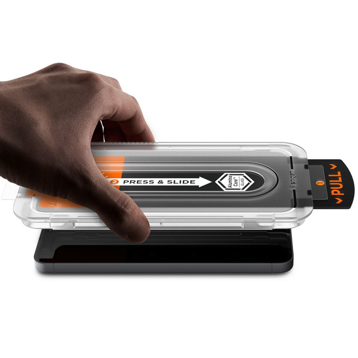 SZKŁO HARTOWANE SPIGEN SAMSUNG GALAXY S25 FE GLAS.TR ”EZ FIT PRO” 2-PACK CLEAR