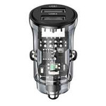 USAMS Ład. sam. C31 3A 2xUSB-A Fast Charge czarny/black CC162CC01(US-CC162)