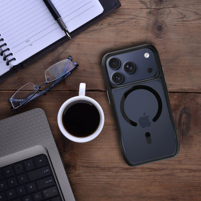 ROAR futerał SLIM DEFENDER kompatybilny z MagSafe do IPHONE 16 Pro Max czarny