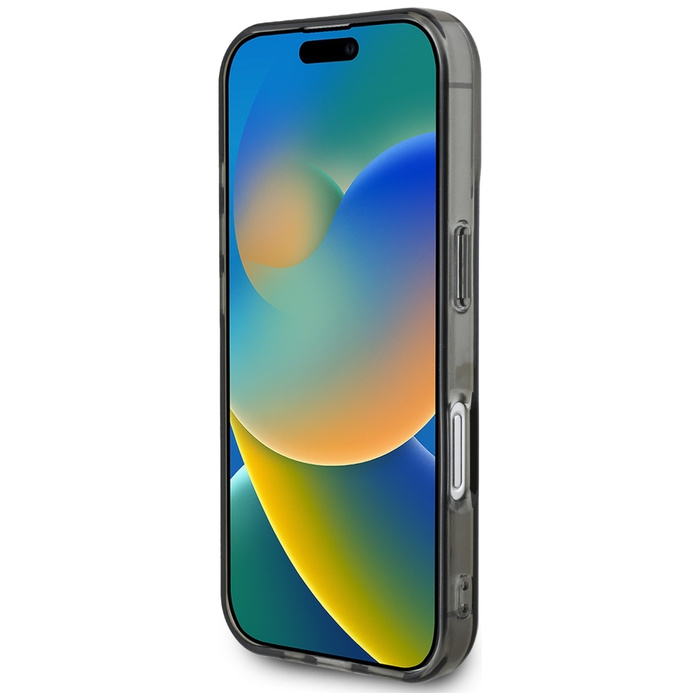 Etui Karl Lagerfeld IML Rhinestones Karl  Head do iPhone 16 czarny