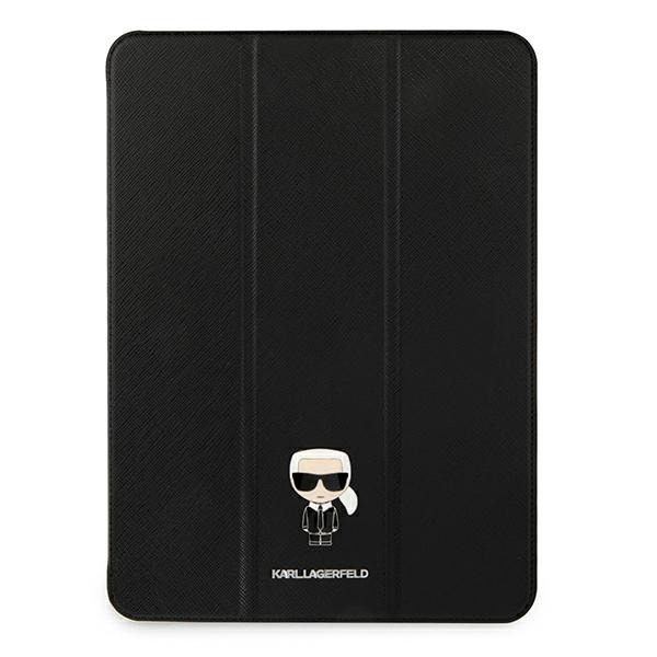 Etui KARL LAGERFELD Apple iPad 12.9 Pro 2021 Book Cover Saffiano Karl Iconic Czarny Case