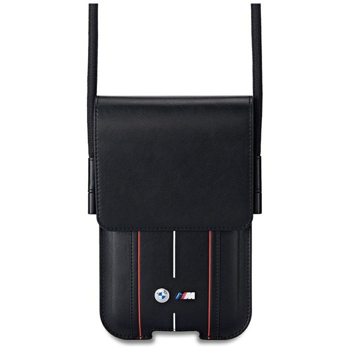 Torebka BMW Phone Pouch Red Stripes      czarny