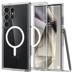 Etui Spigen Ultra Hybrid Onetap Ring Magsafe Samsung Galaxy S24 Ultra White Case