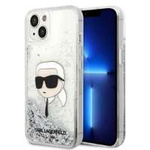 Etui Karl Lagerfeld Klhcp14mlnkhch Iphone 14 Plus 6,7" Srebrny/silver Hardcase Glitter Karl Head Case