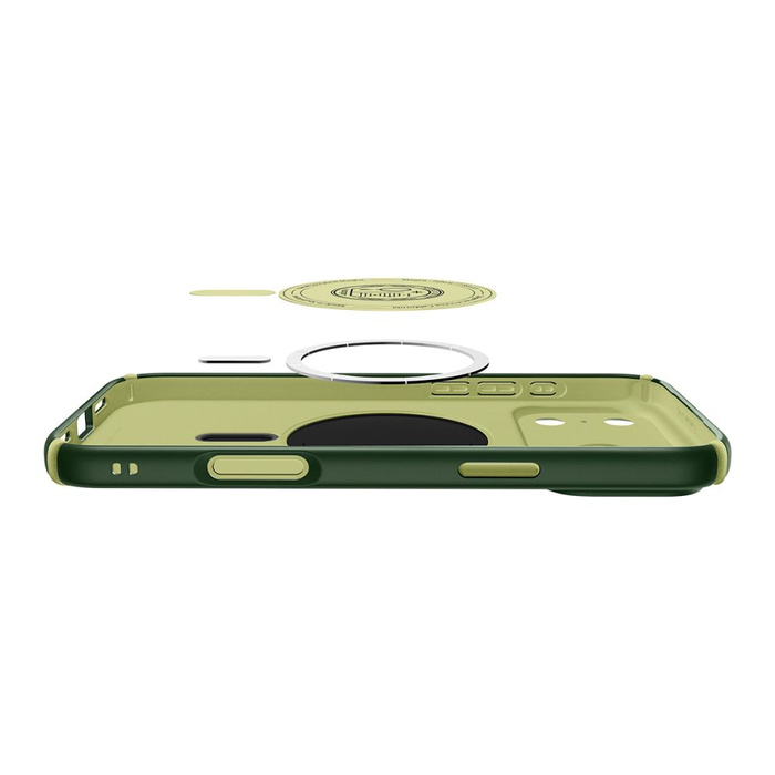 ETUI SPIGEN IPHONE 17 PRO NANO POP HYBRID MAG MAGSAFE AVO GREEN