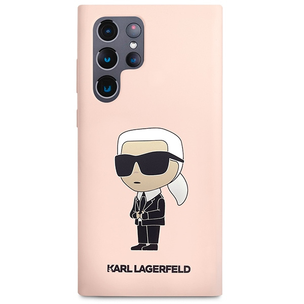 Etui Karl Lagerfeld Silicone NFT Ikonik - Etui Samsung Galaxy S23 Ultra (różowy) Case