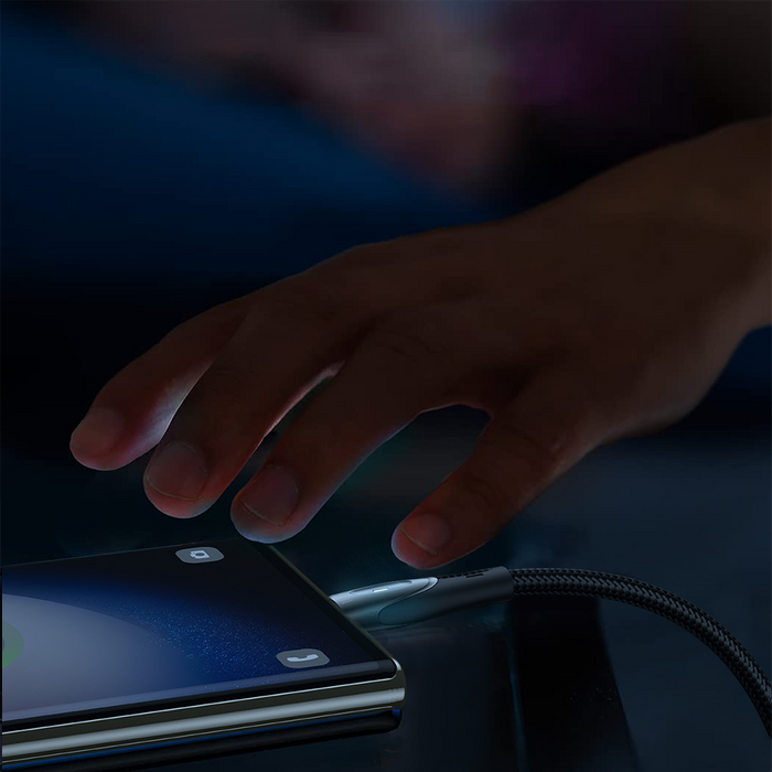 Kabel Joyroom Star-Light Series SA27-CC5 USB-C / USB-C 100W 1.2m - czarny