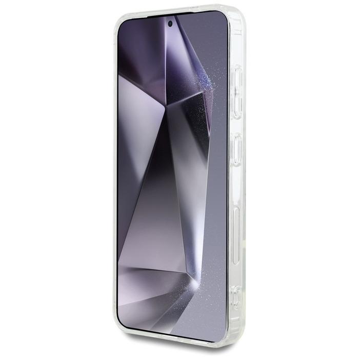 Etui Karl Lagerfeld Rhinestones Karl      Head Logo do Samsung Galaxy S25 przezroczysty