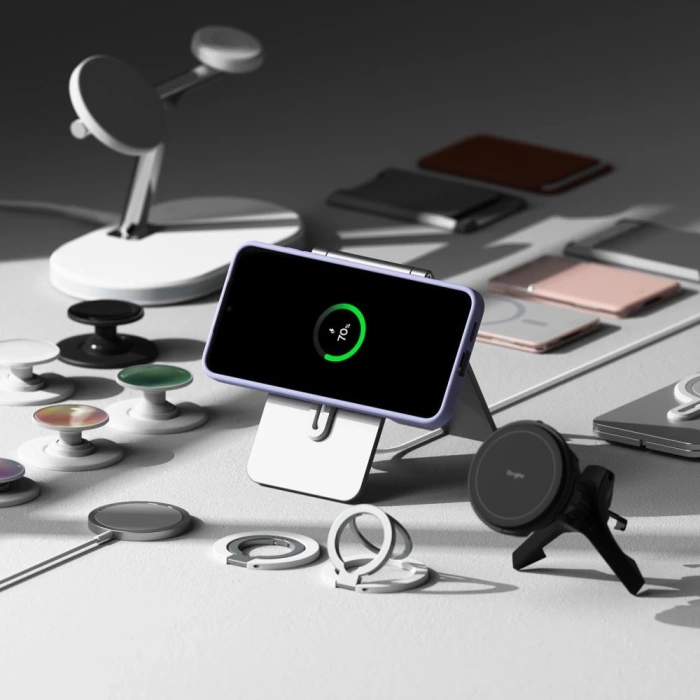 Etui RINGKE SILICONE MAGNETIC MAGSAFE GALAXY S25 LAVENDER