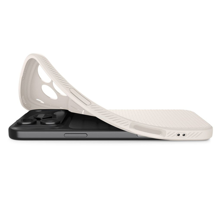 ETUI SPIGEN IPHONE 17 PRO LIQUID AIR NATURAL TITANIUM