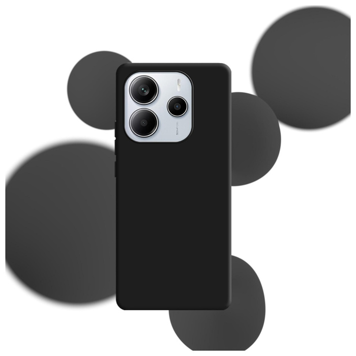 Etui 3MK Silicone Case do Xiaomi Redmi   Note 14 5G czarny