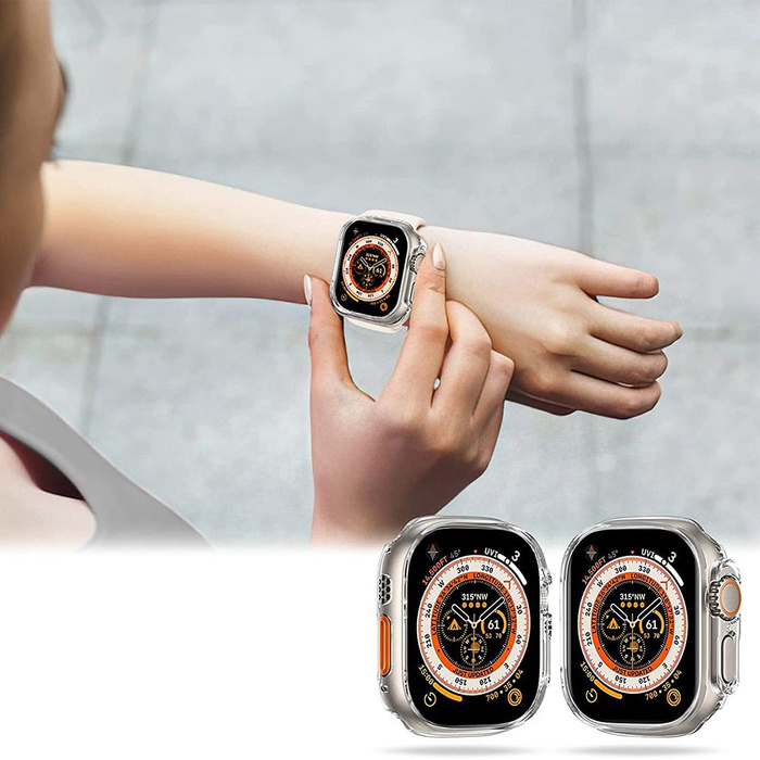 Etui Tech-protect Defense360 Apple Watch Ultra (49 Mm) Clear Case
