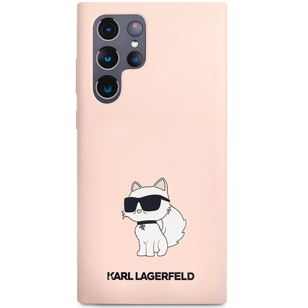 Etui Karl Lagerfeld KLHCS24LSNCHBCP S24 Ultra S928 hardcase różowy/pink Silicone Choupette Case